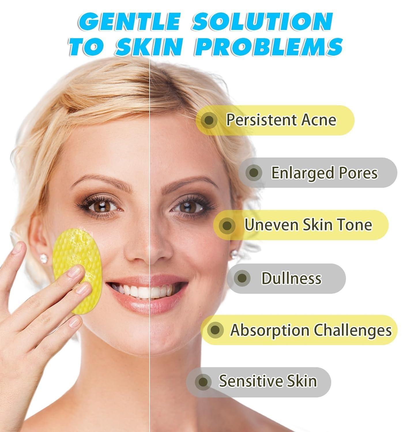 "Turmeric & Kojic Acid Brightening Cleansing Pads – 60 Count | 4.9⭐ Rated by 10,000+ Verified Users | Fades Dark Spots & Evens Skin Tone"
